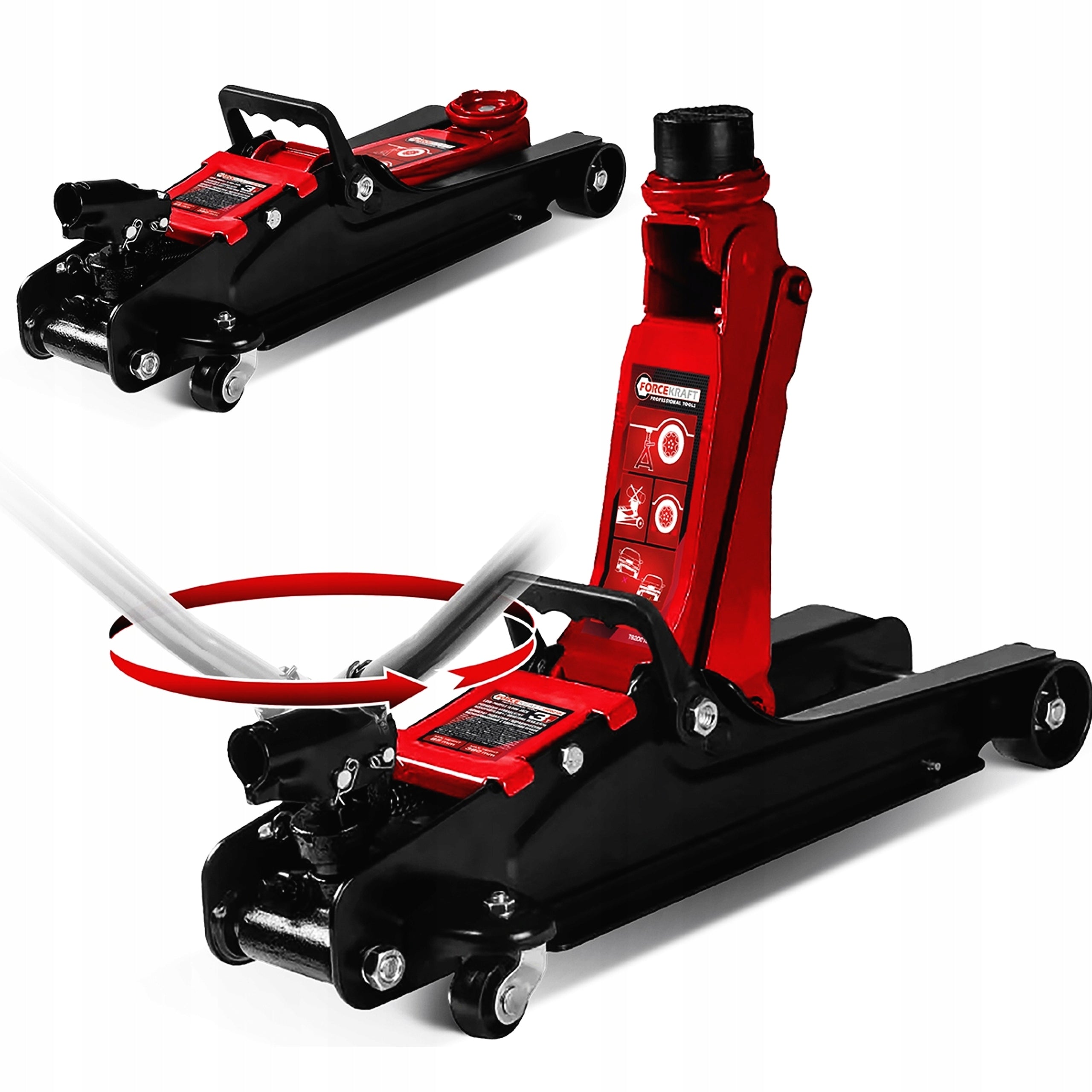 Car Lift Low Profile Hydraulic Point 85-380mm 3T Frog