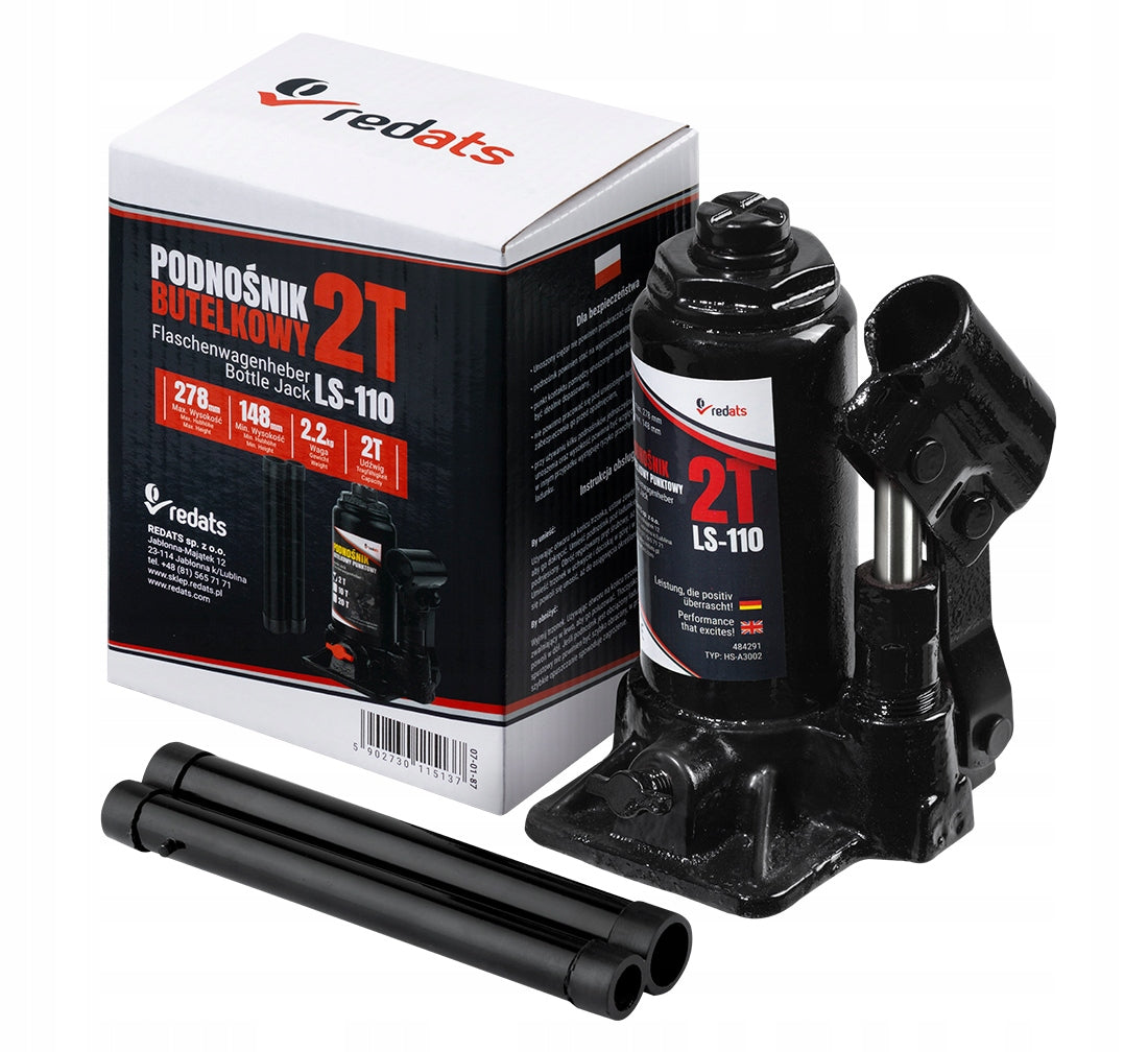 Car Lift Redats Pole Bottle Hydraulic Lever 2T