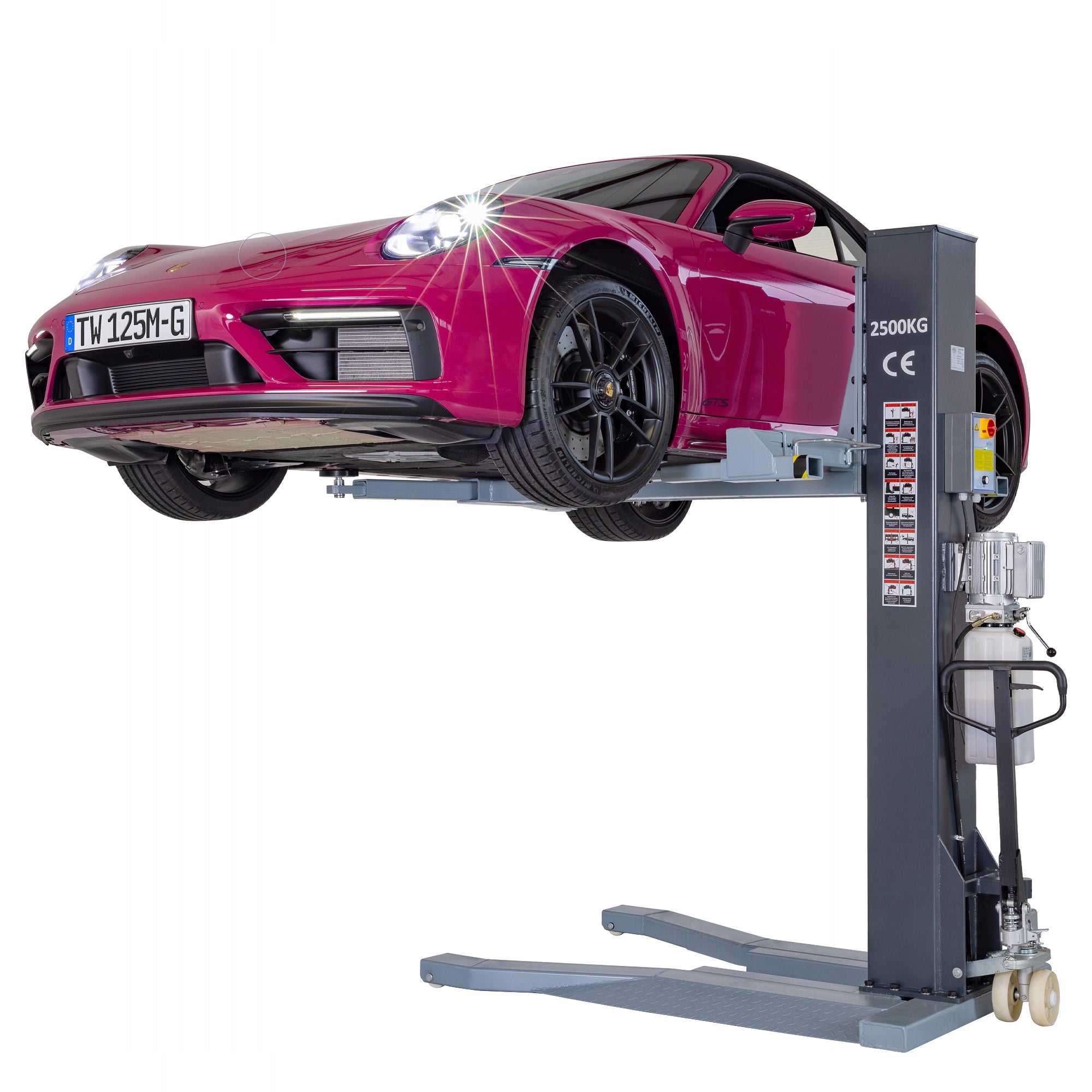 Car Lift Single Column Mobile TW 125 M-G Ultra - Grey Line