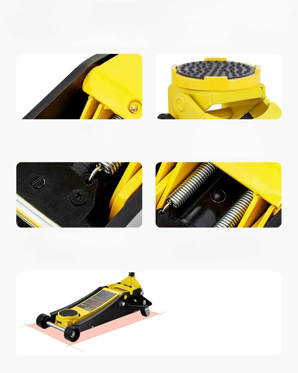 Car Lift Strong 3 T Steel Hydraulic Workshop Double Minimum lifting height 75 mm