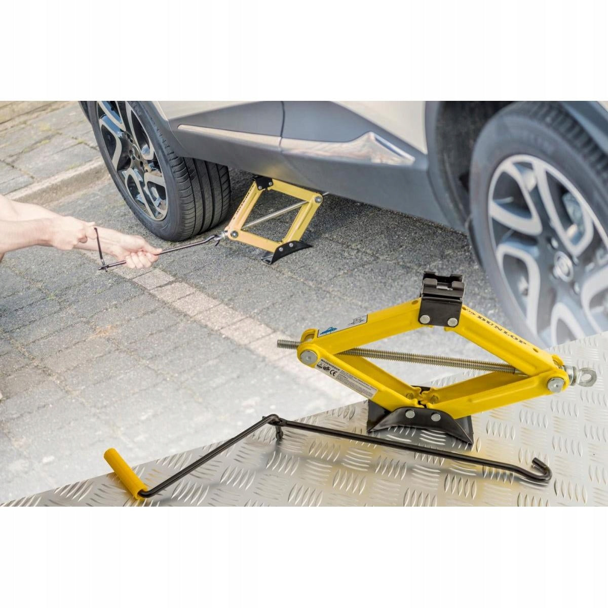 Car Lift Trapezoidal Lever for wheel change 1.5T 1500 kg DUNLOP Manufacturer code E-41790