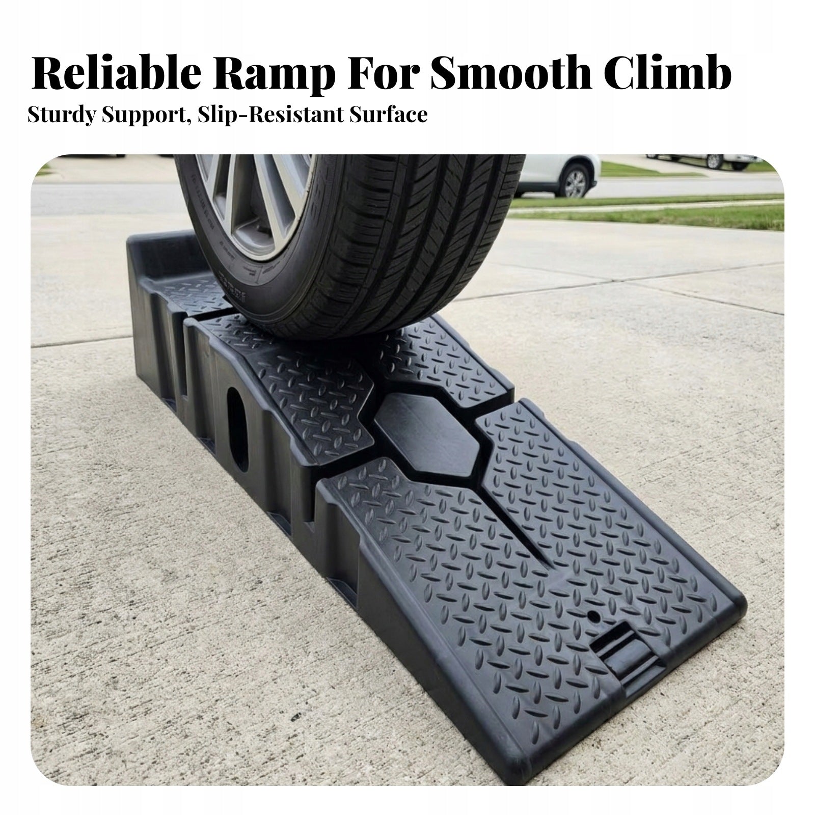 Car Maintenance Ramp Heavy-Duty Car Service Ramp High Capacity for Garage Brand no brand