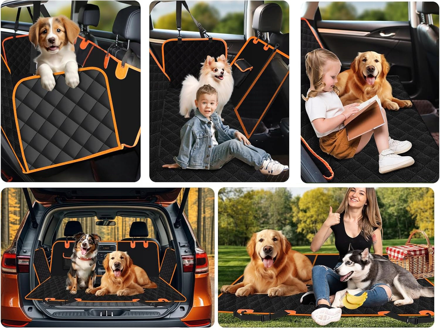 Car Mat For Dog Seat Cover Universal Large Packaging status original