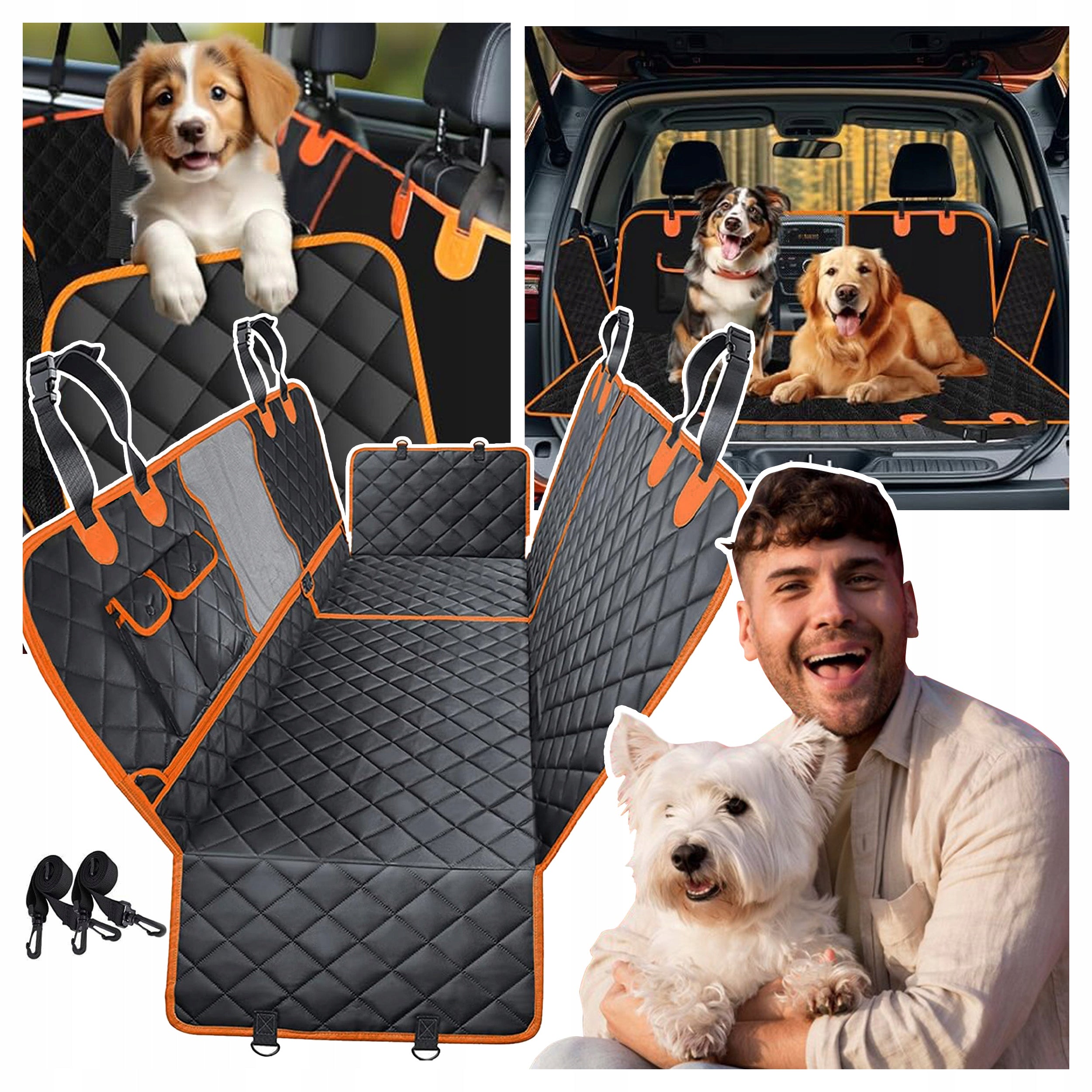 Car Mat For Dog Seat Cover Universal Large