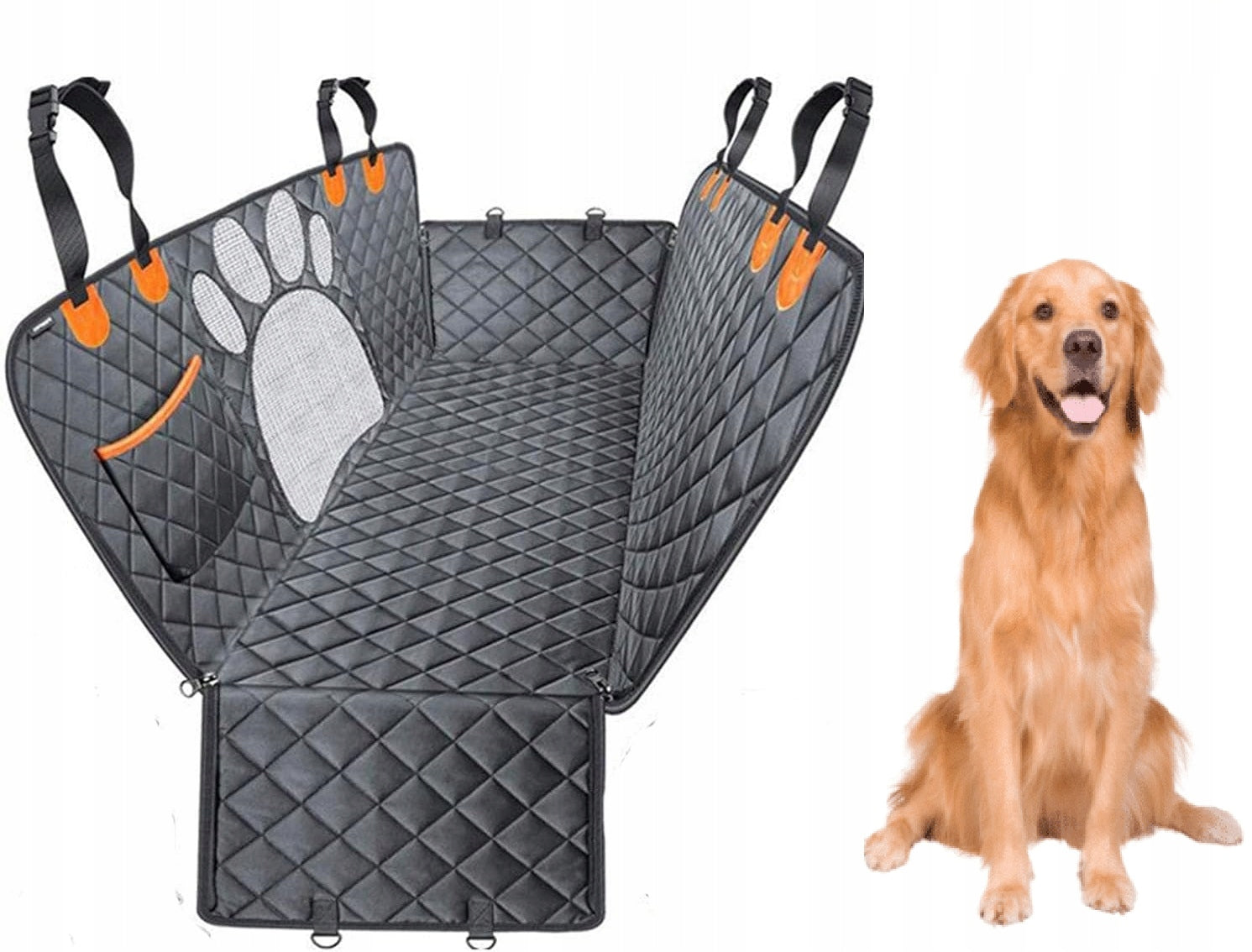 Car Mat for Dog Seat Cover for Trunk Protective Manufacturer code Mata dla Psa do Samochodu Pokrowiec Siedzenie