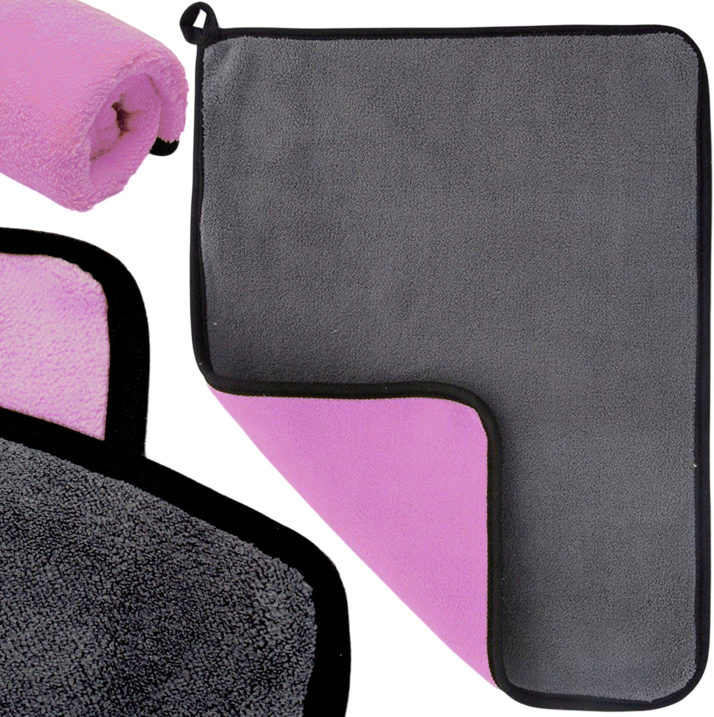Car Microfiber Dehumidification Towel 600GSM 60x30 cm Purple