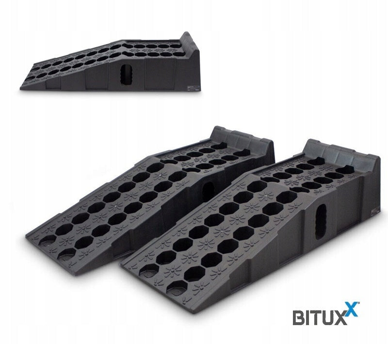 Car Overrun Ramps 7T 7000kg HDPE 2pcs Driveway Auto