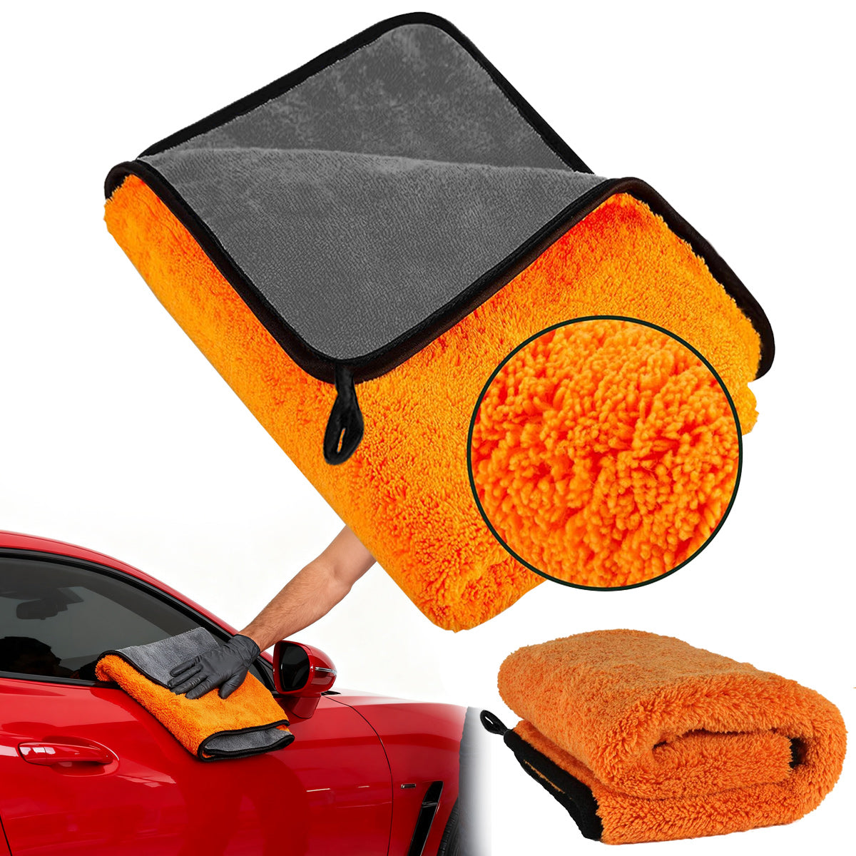 Car Paint Dehumidification Towel Microfiber 60x90cm Absorbent Packaging status original