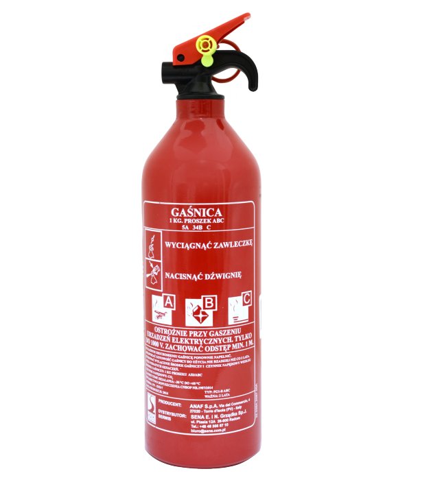 Car Powder Fire Extinguisher 1kg ABC Hit legalization to 2028 Manufacturer Sena