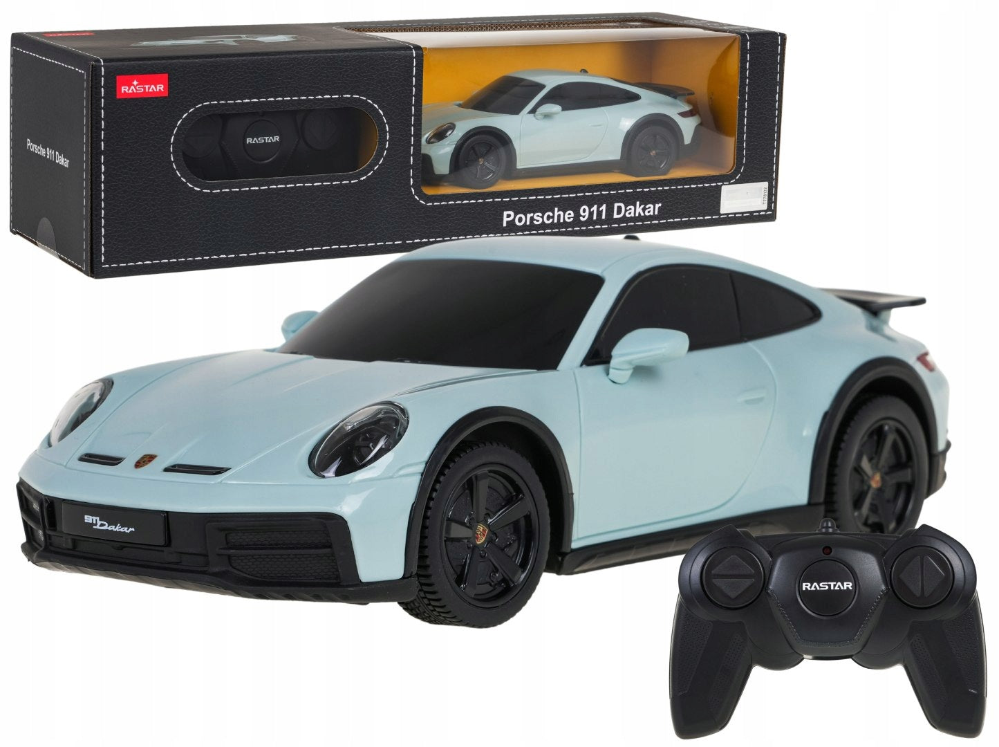 Car R/C 1:24 Porsche 911 Dakar Mint RASTAR