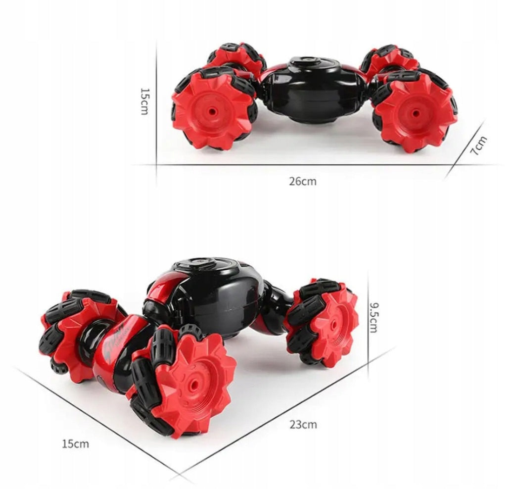 Car RC 4x4 drift auto remote controlled LED remote control gestures Stunt 360 Manufacturer code Tweet Zdalnie sterowane auto