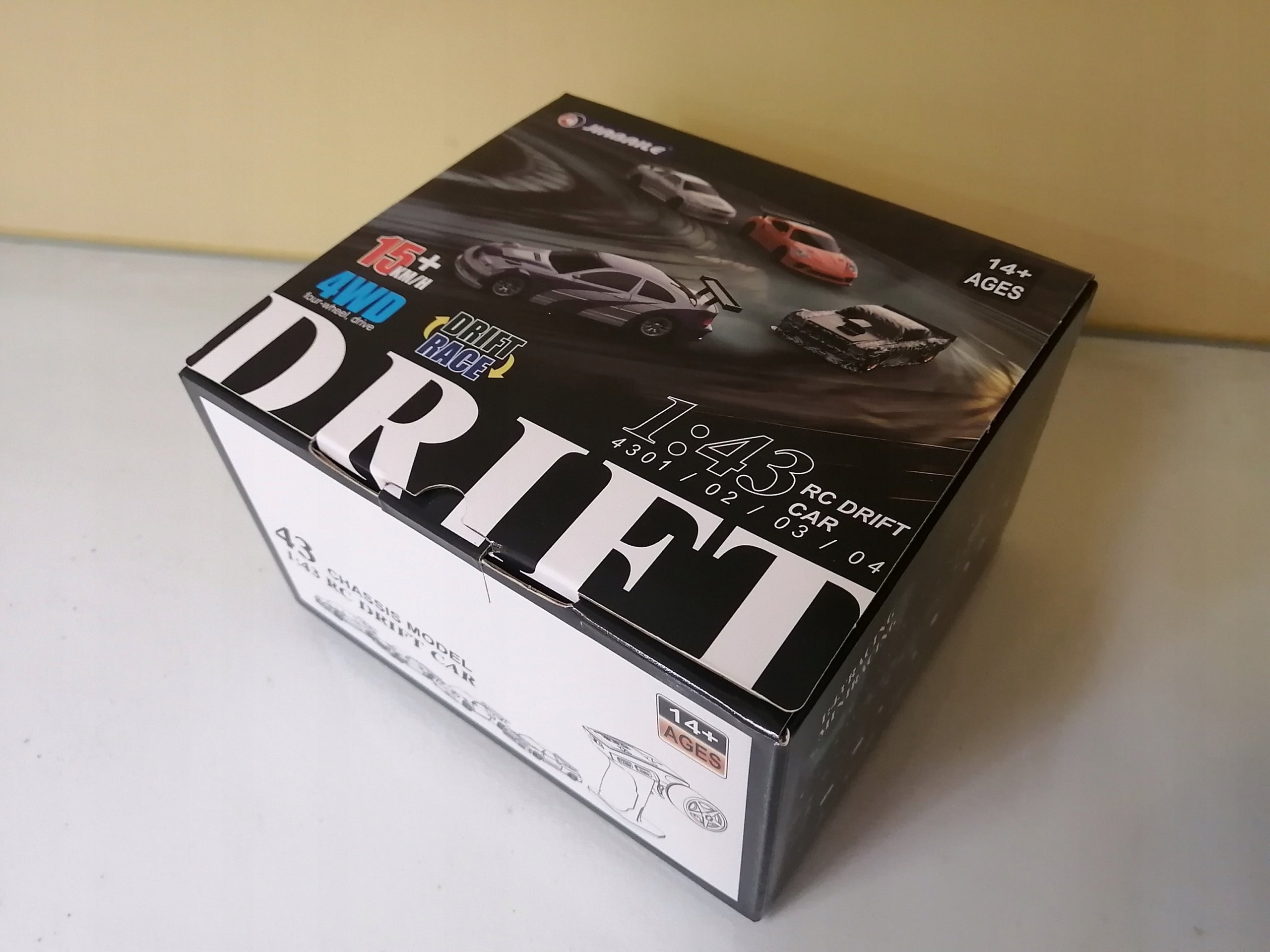 Car RC Drift 1:43 Mini 4WD Remote Control Drift Tires USB Set Sport Boys Packaging status original