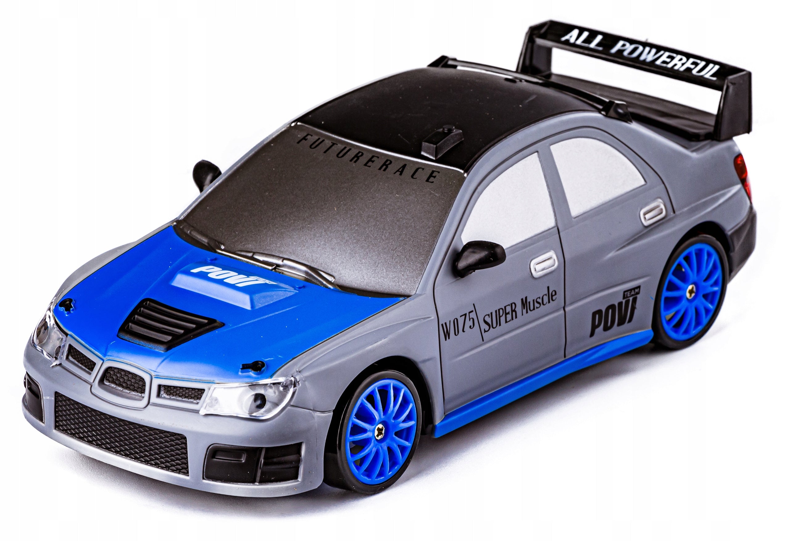 Car REMOTE CONTROLLED Subaru Impreza on PILOT Auto DRIFT 4x4 2x AKU Color gray