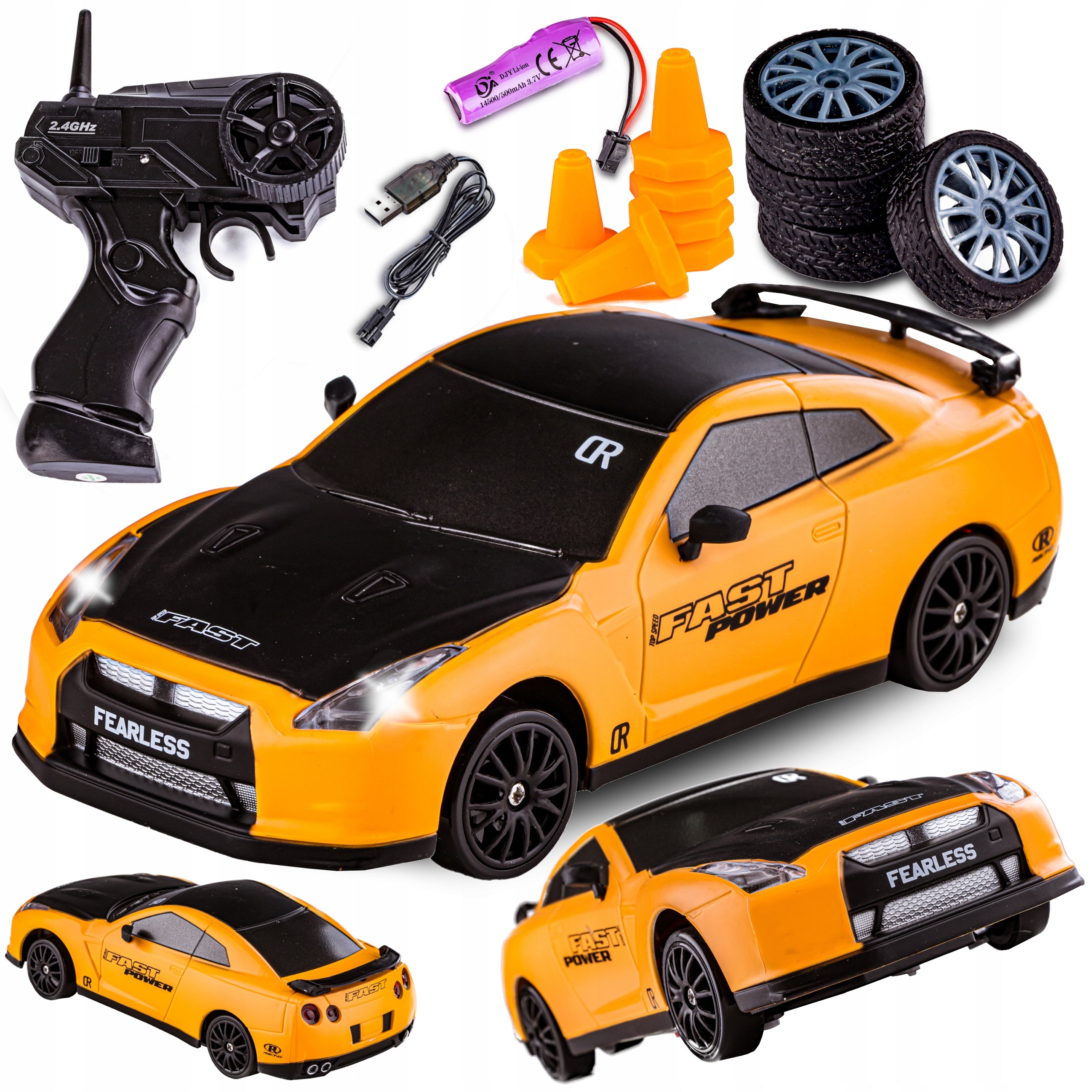 Car REMOTE Controlled RC Auto for PILOT for DRIFT Drift 4x4 Cones