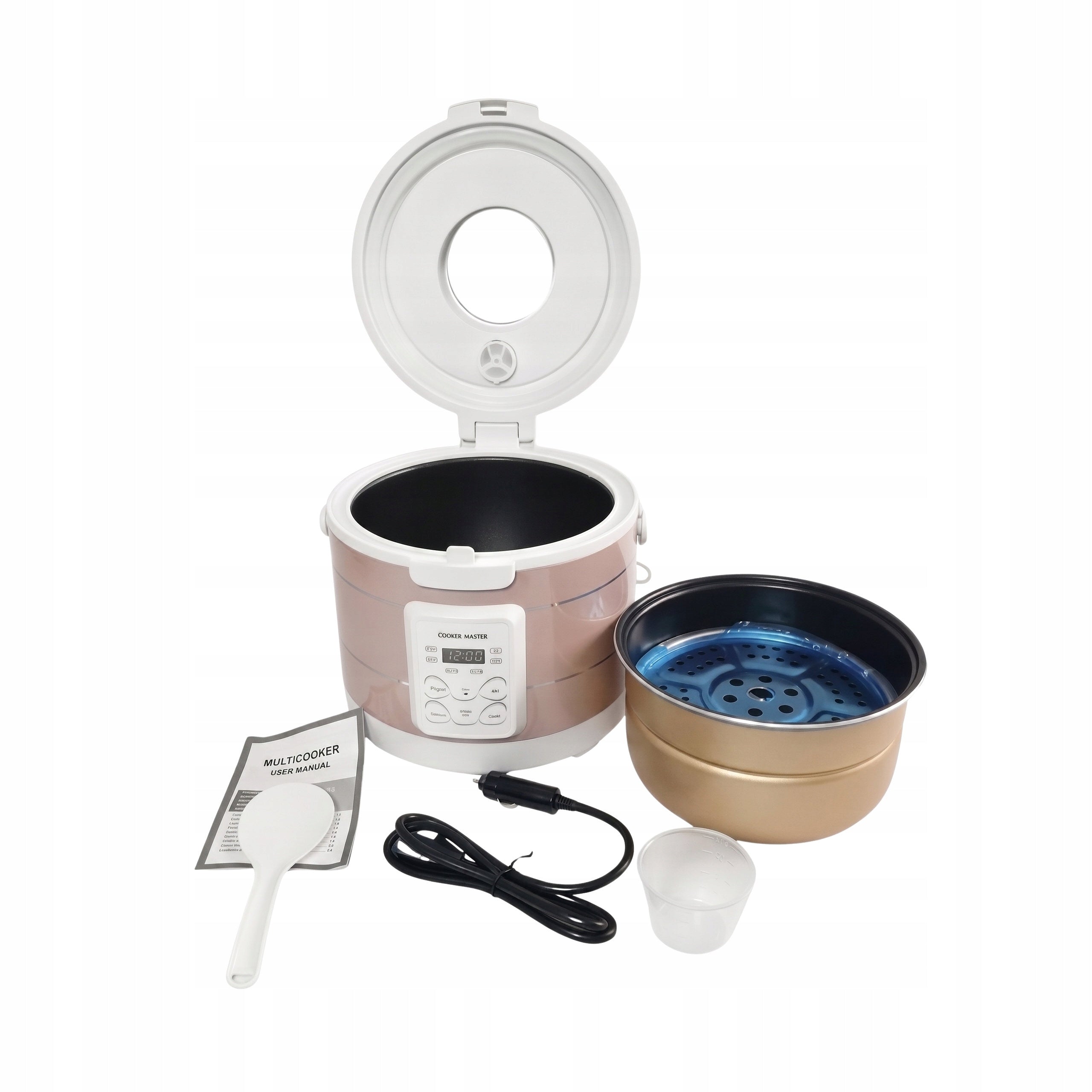 Car RICE MAKER MULTICOOKER tourist1.6L 12V 24V TIR bus LCD timer Brand no brand