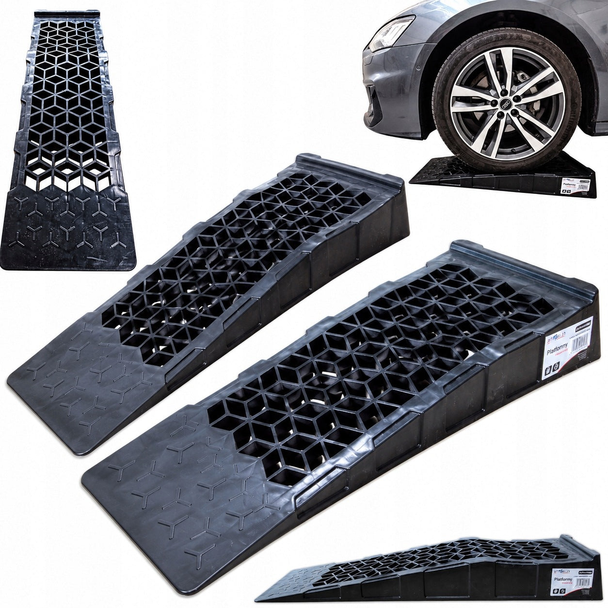 Car Raids Low Profile Ramps 5t Set of 2