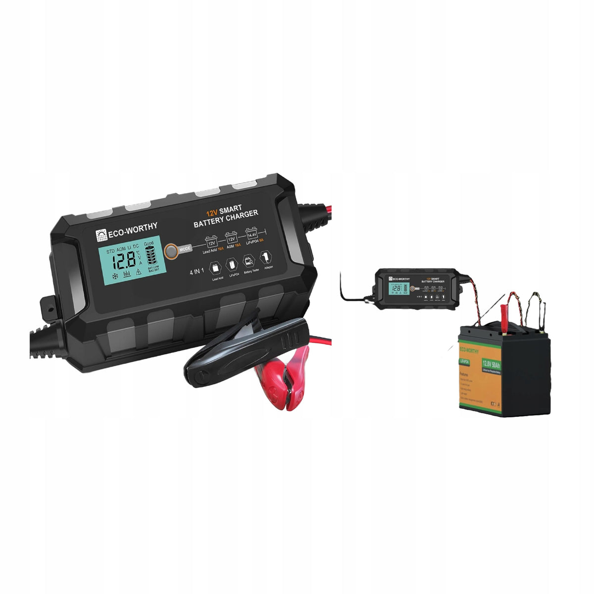 Car Rectifier Automatic Smart Battery Charger 12V