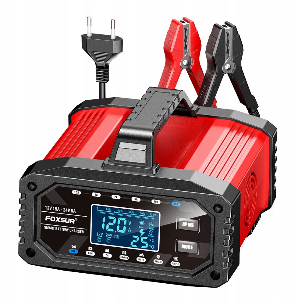 Car Rectifier for Batteries 12V 24V 15A AGM Repair Function