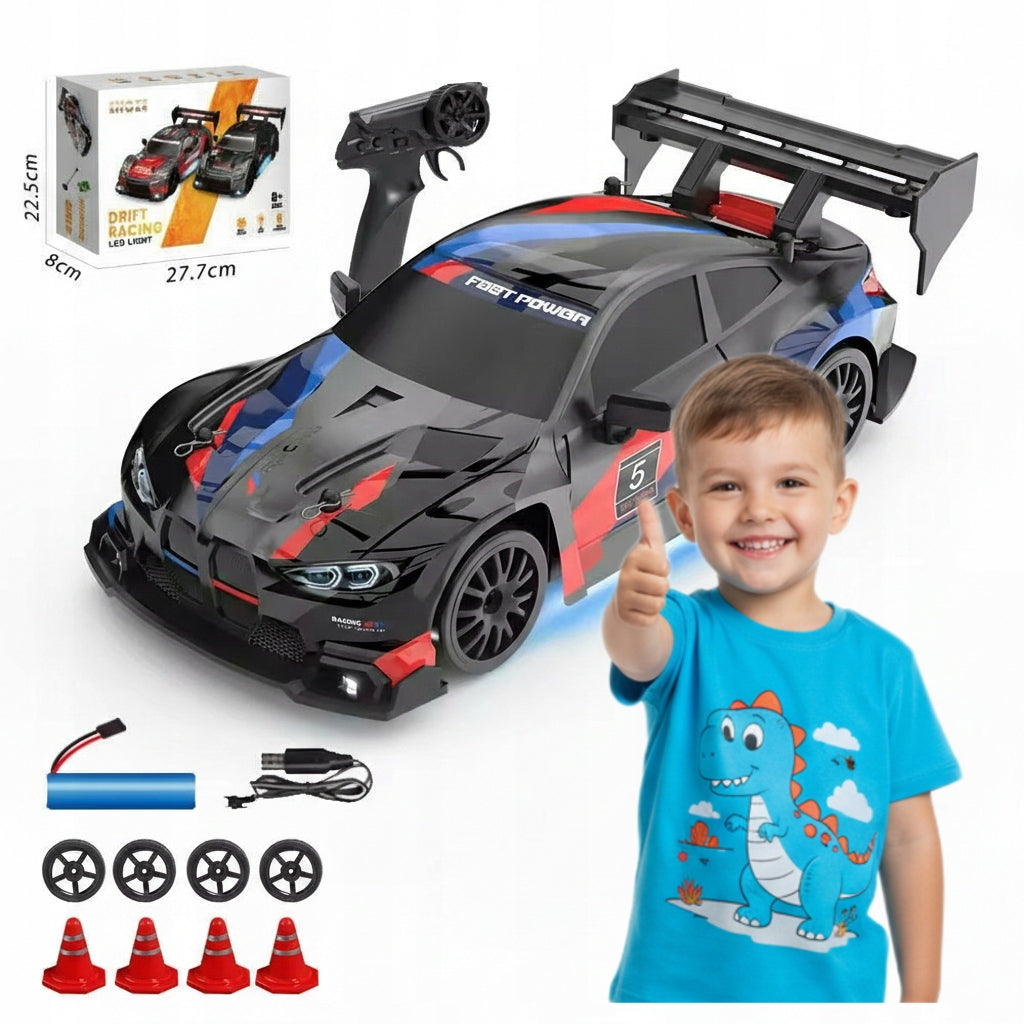 Car Remote Controlled Auto RC Drift Controlled on Remote Control Drift 4x4 LED