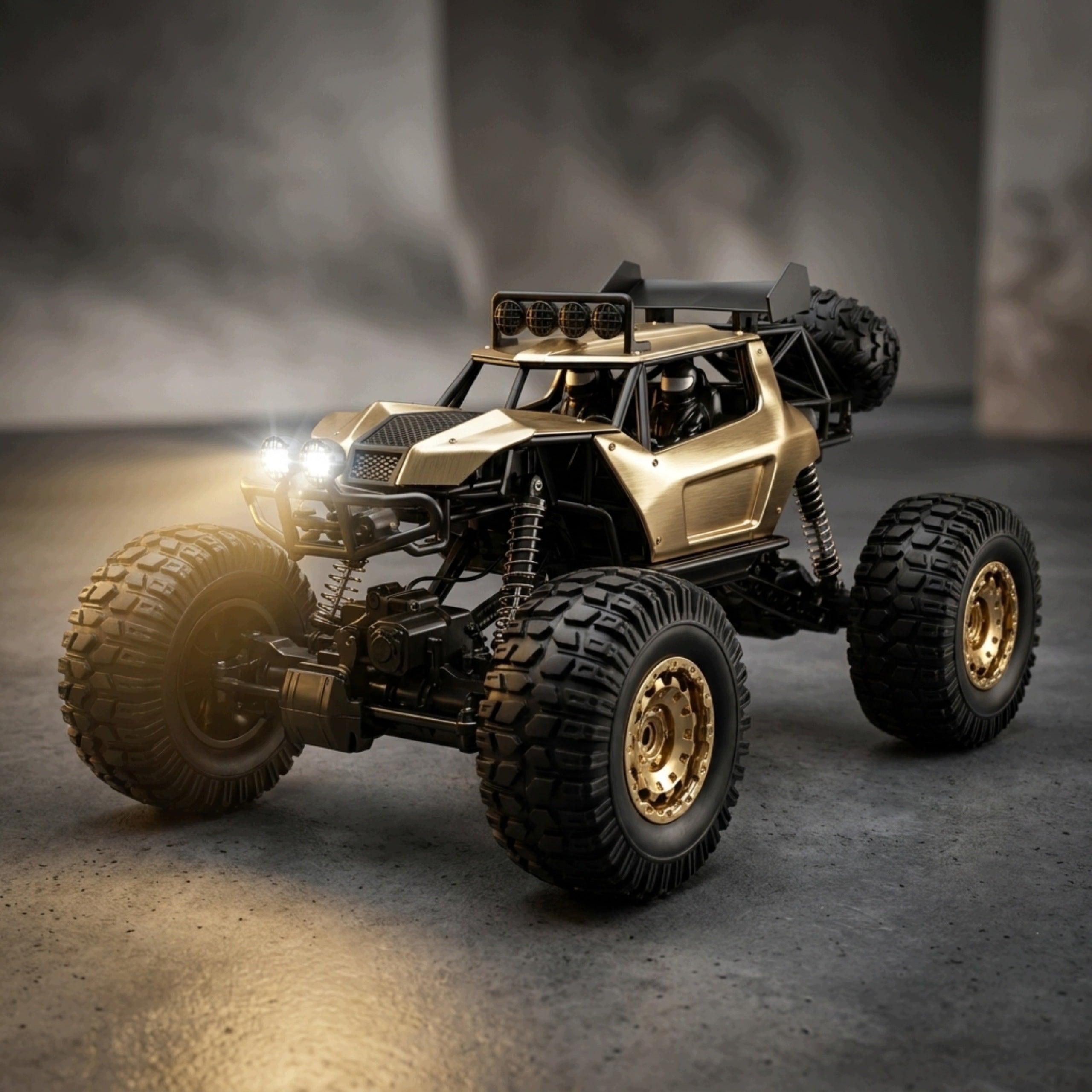 Car Remote Controlled Large Fast 2,4GHz 1:8 51cm metal gold Manufacturer code KX6417