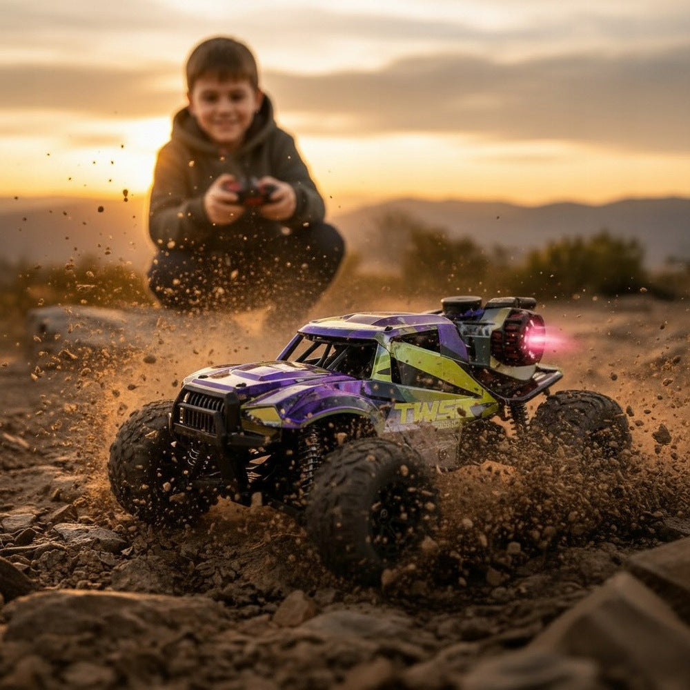 Car Remote Controlled RC Auto Off-Road Smoke Rechargeable For Kids 8 Years Brand NORIMPEX