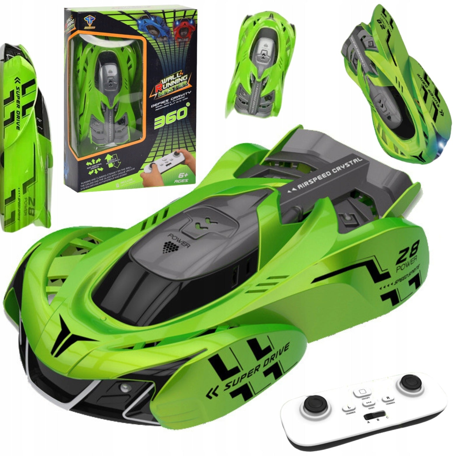 Car Remote Controlled Wall Mounted Remote Control RC Solid Led Sound