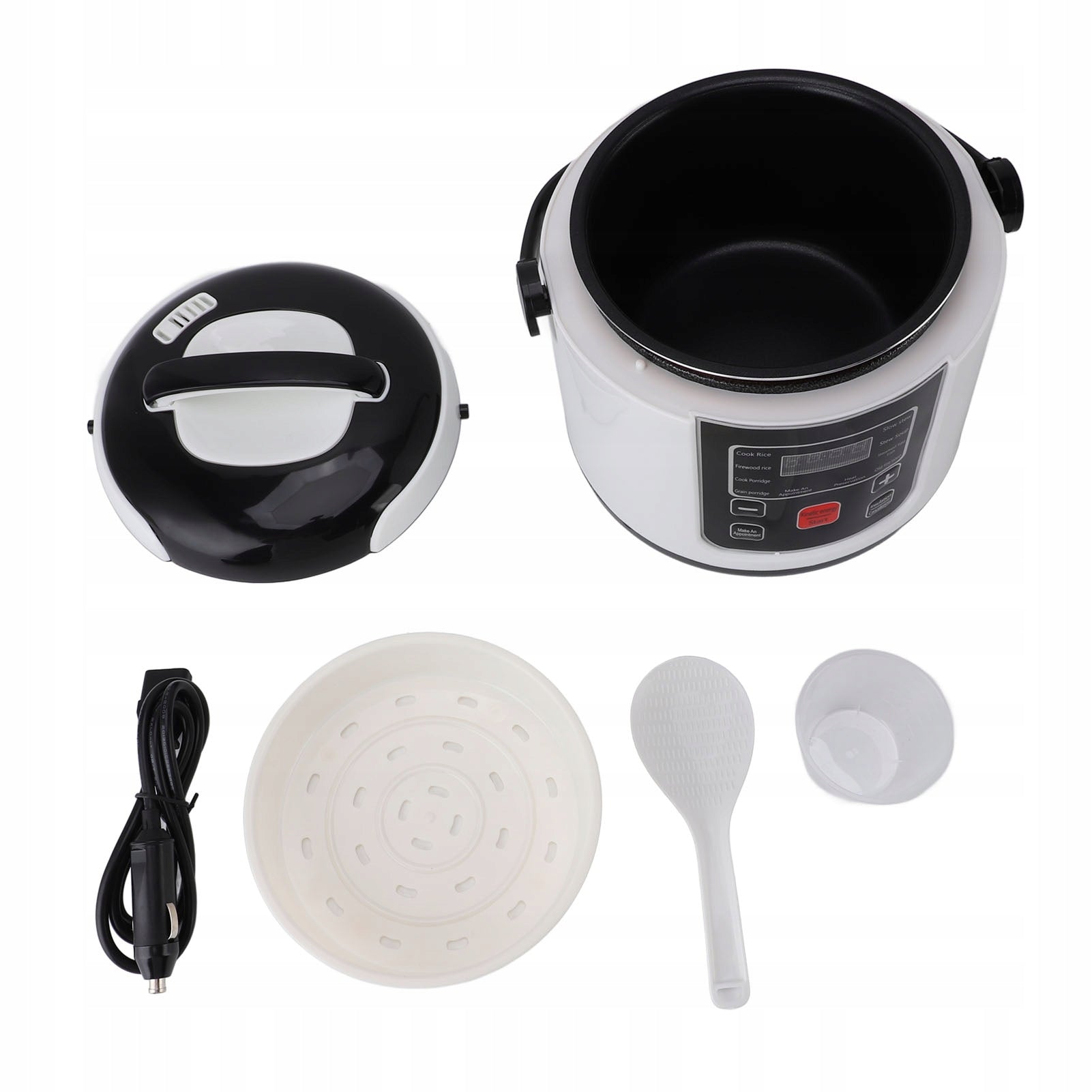 Car Rice Cooker 2L Portable, SG Resistant Dominant color multicolor