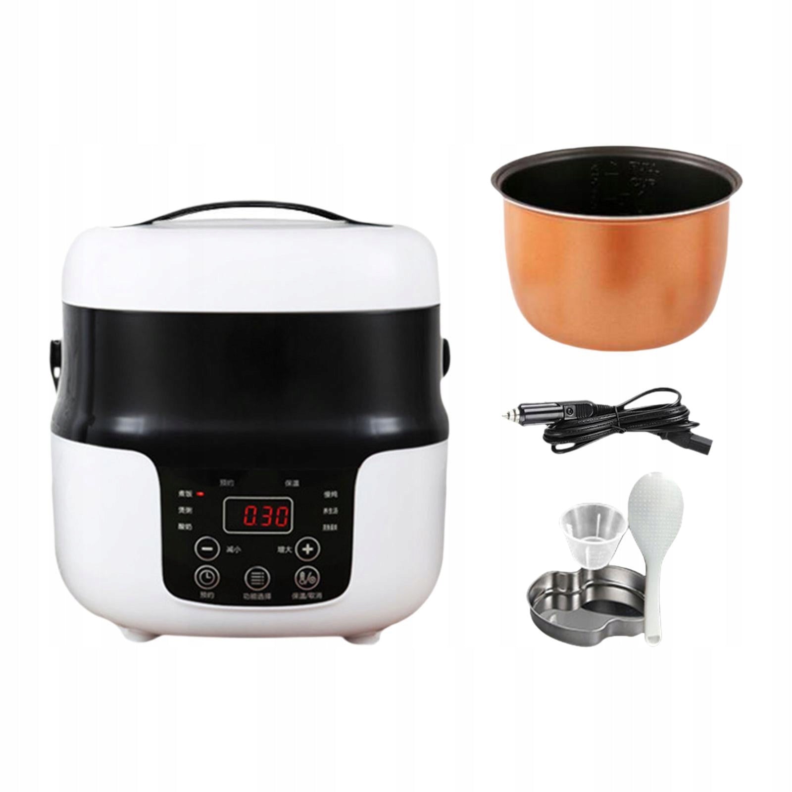 Car Rice Cooker Portable with Measuring Cup Multi Use Mini Rice 12V to 24V Brand no brand