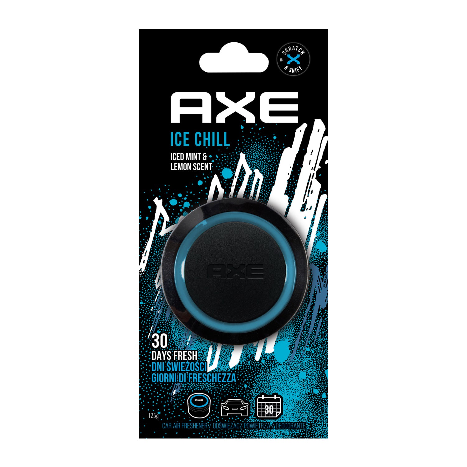 Car Scent Can AXE Gel Can Air Freshener Ice Chill