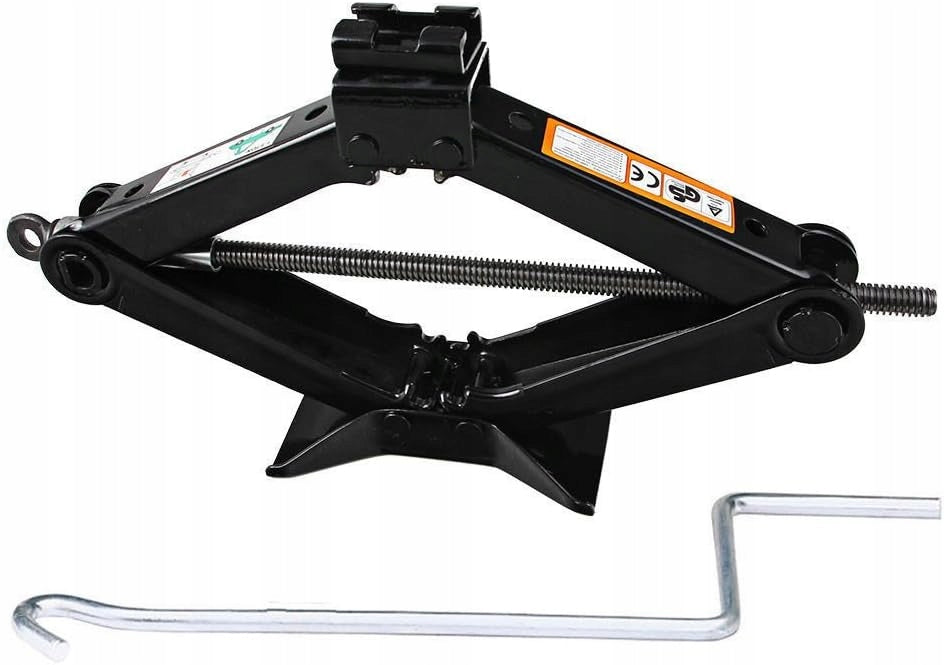 Car Scissor Jack 2 Ton Capacity Steel Portable Tire Jack with Handle Manufacturer code SCISSORJACK-YFH2