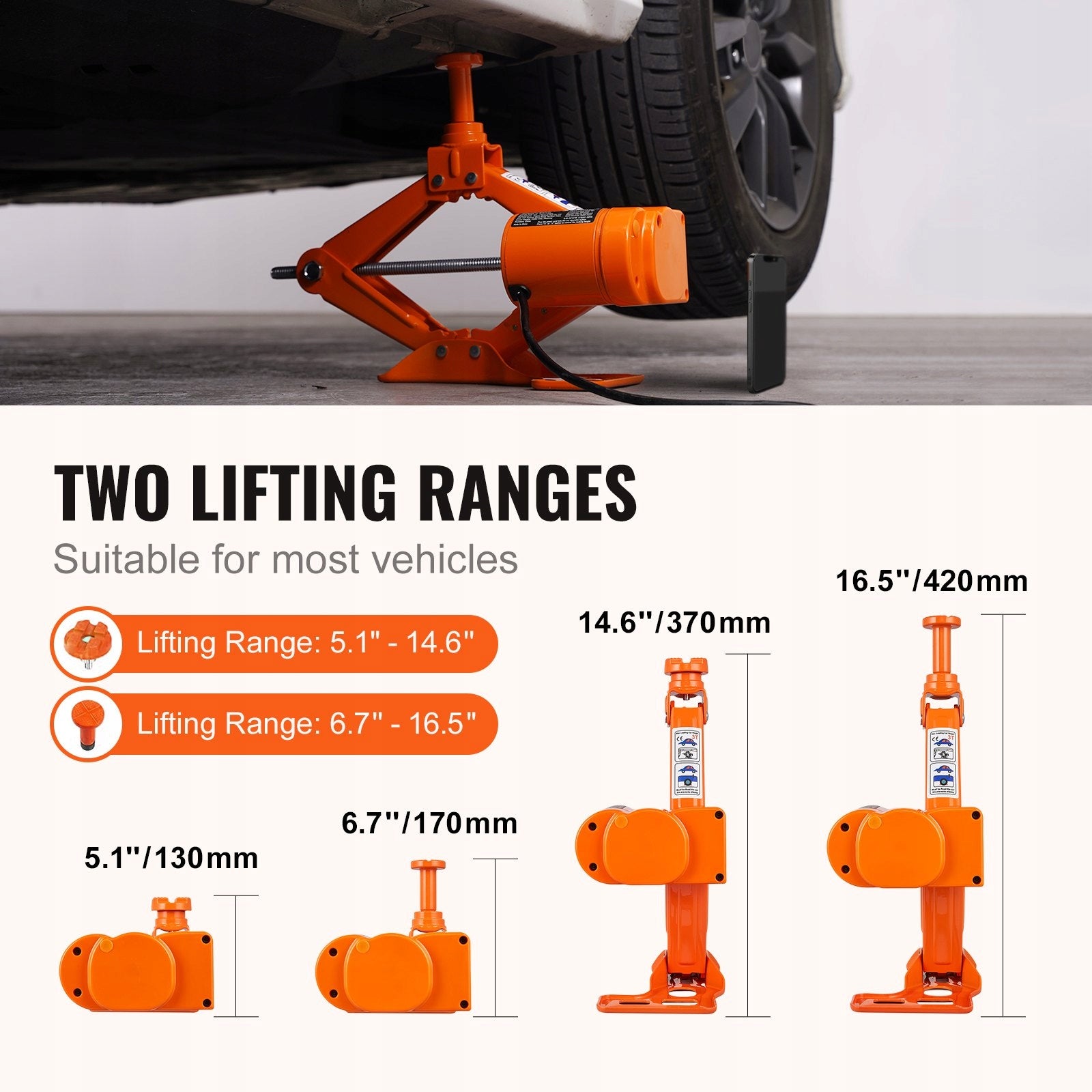 Car Scissor Lift Electric 3 T 12V for Wheel Change Brand no brand