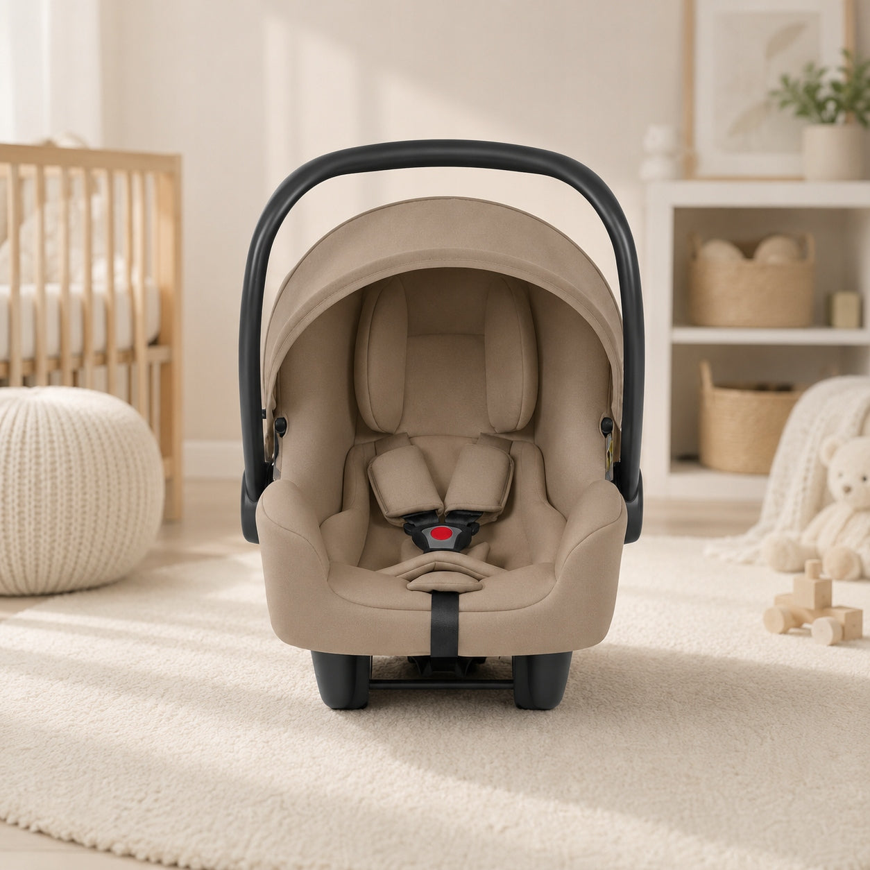 Car Seat 0 - 13 KG To 75 cm ABIKO Baby Carrier Black Manufacturer code i-Snug 2