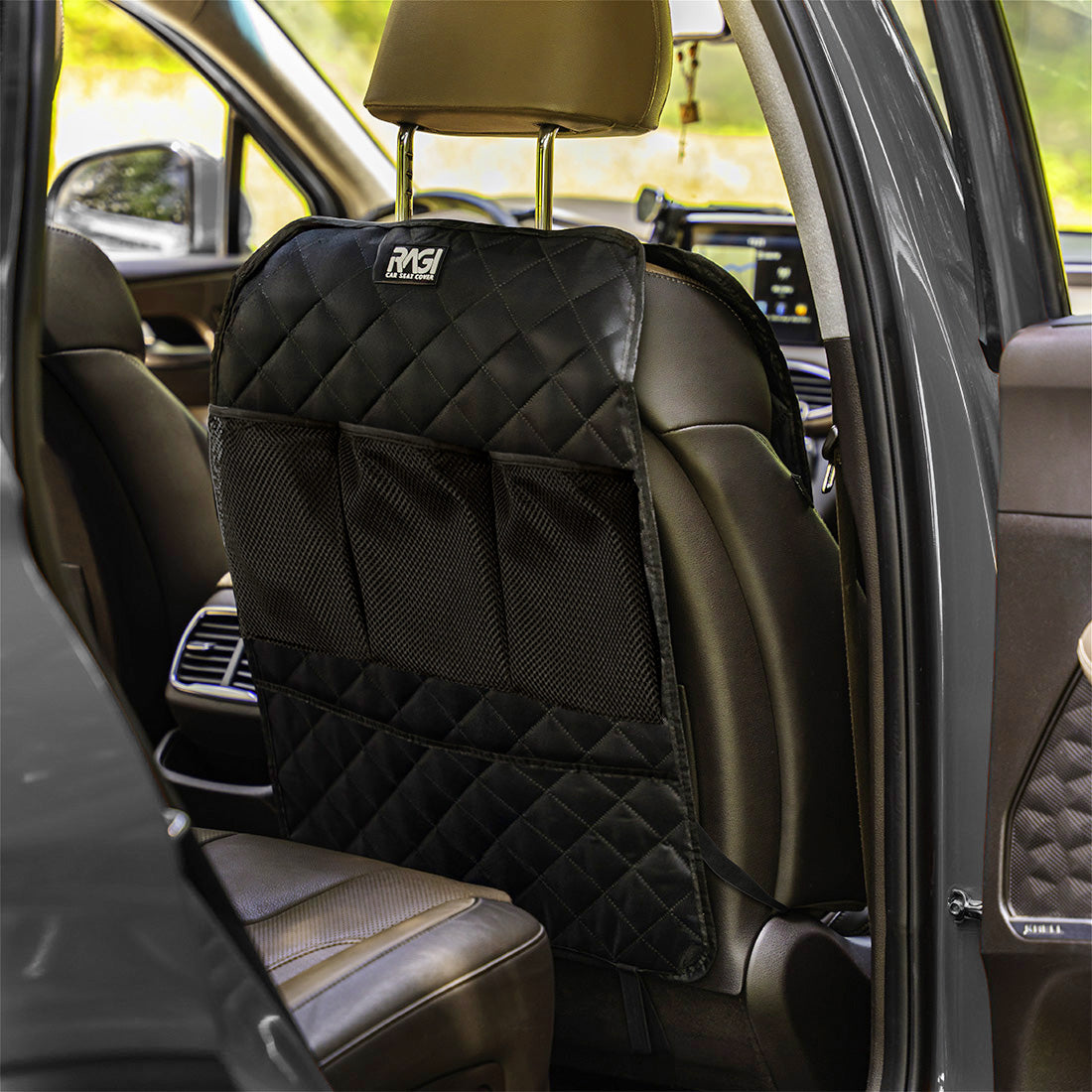 Car Seat Back Cover Back Protector Back Cover Universal Manufacturer code Osłona tyłu fotela samochodowego z klamrami