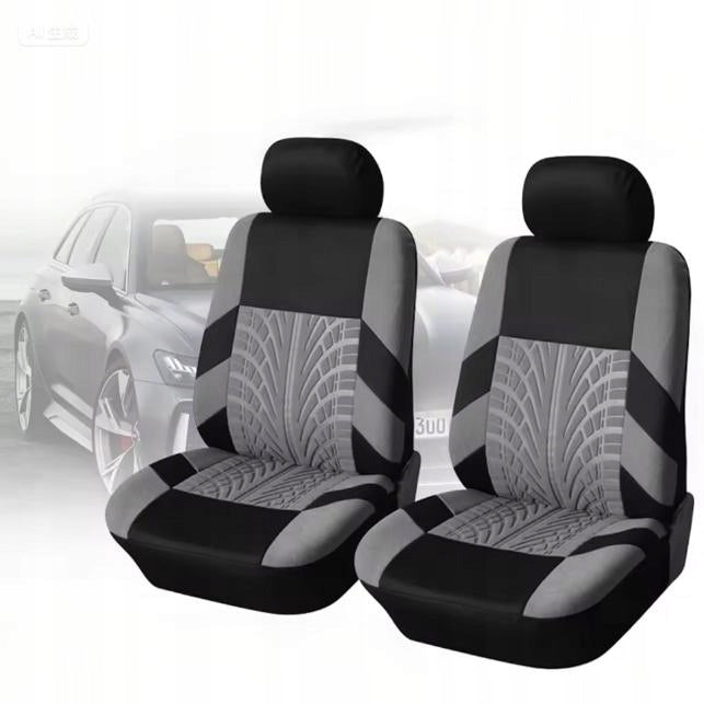 Car Seat Covers Front Universal Protective Black Gray