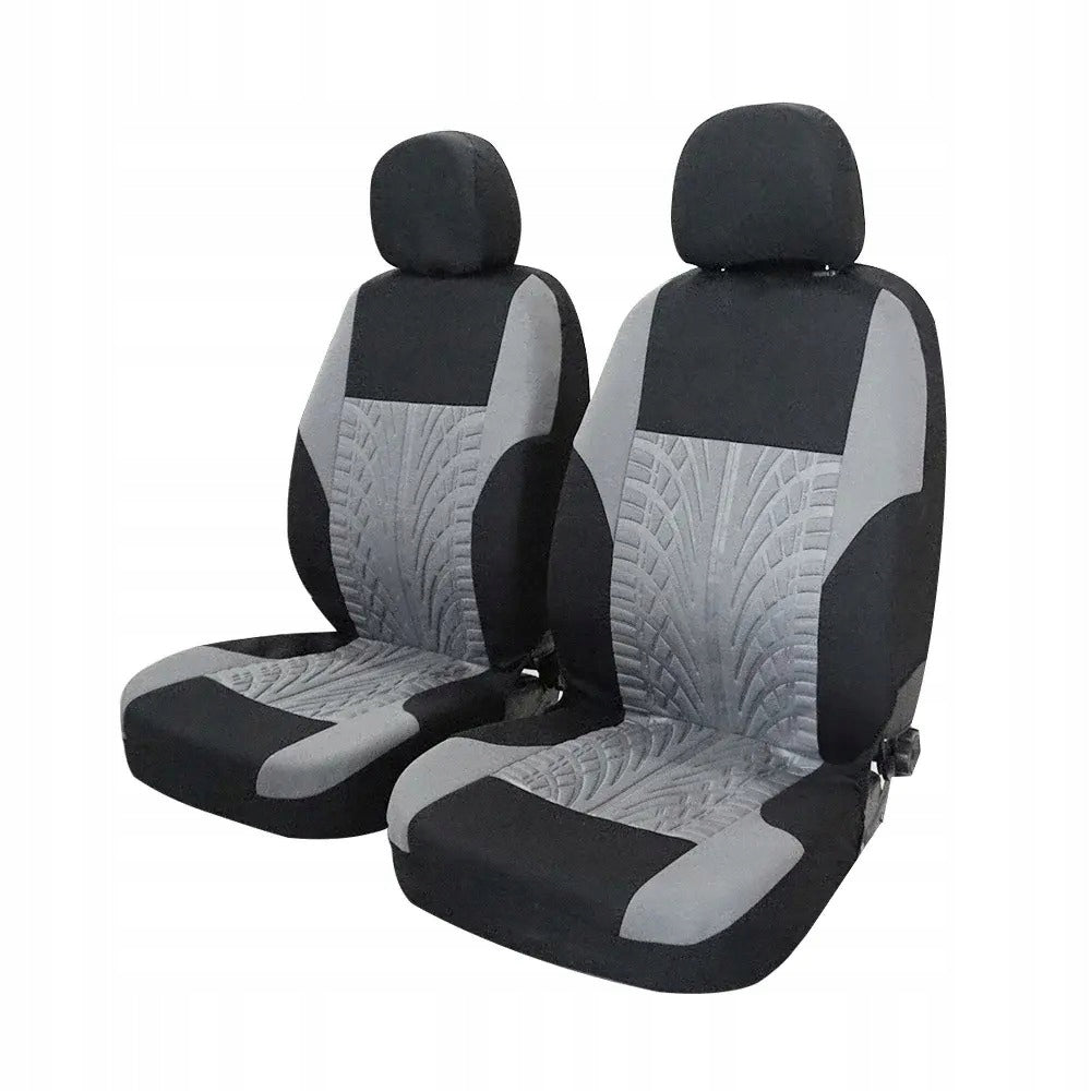 Car Seat Covers Set Universal Black and Grey Set Packaging status original