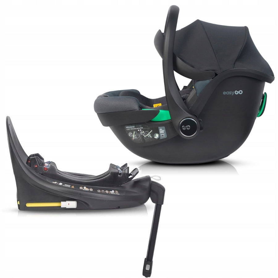 Car Seat EasyGo BUZ PRO Granito 40-87 cm Rotating ISOFIX Base Manufacturer code EASYGO BUZ PRO z obrotową bazą 40 cm 87 cm