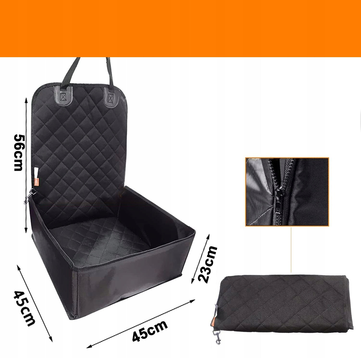 Car Seat FOR CAT DOG Large TRANSPORTER For Seat Car Mat Product weight with unit packaging 1.12 kg