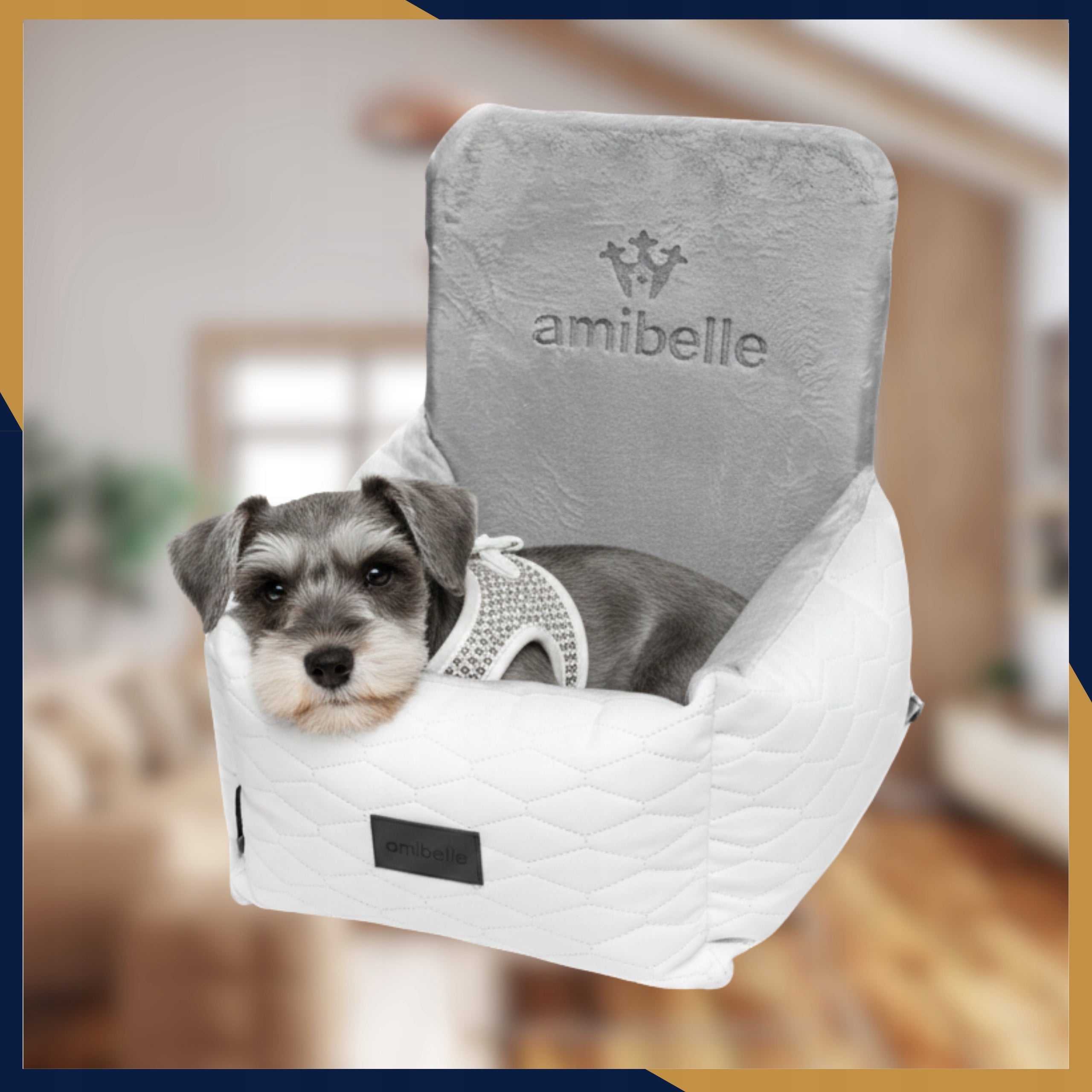 Car Seat Transporter Cat Dog Bedding for Car Breathable Manufacturer code 5903003207689