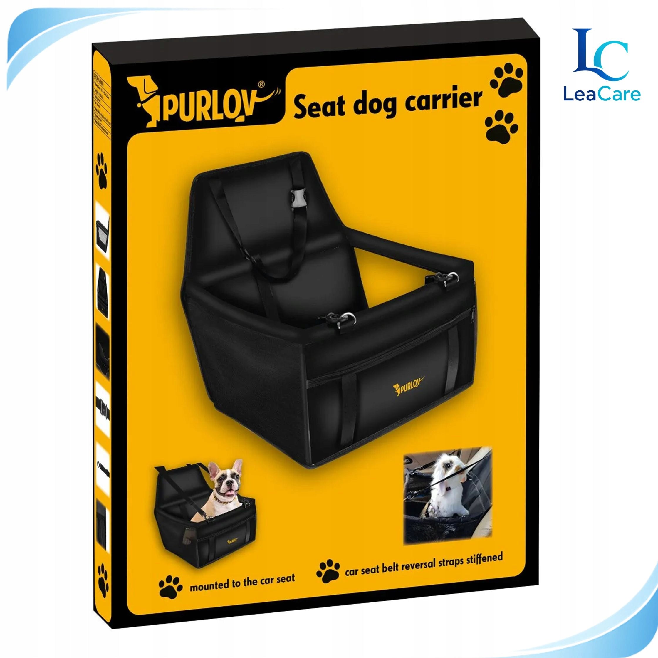 Car Seat for DOG CAT Seat Waterproof Transporter Trade name Fotelik samochodowy dla psa Purlov 40 x 40 x 32 cm