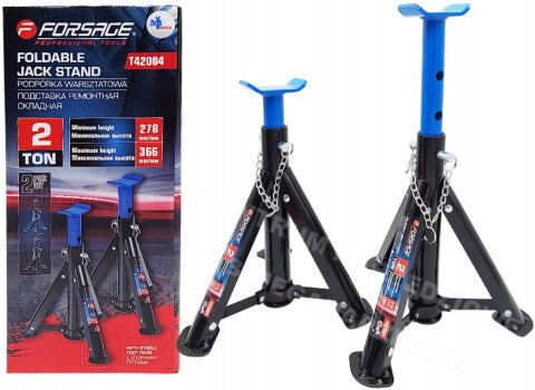Car Support Stands Folding 2t (Pack of 2)
