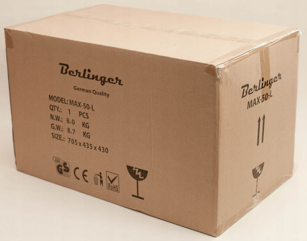 Car Tourist Refrigerator 50L Berlinger | cooling function heating Power supply car lighter socket mains