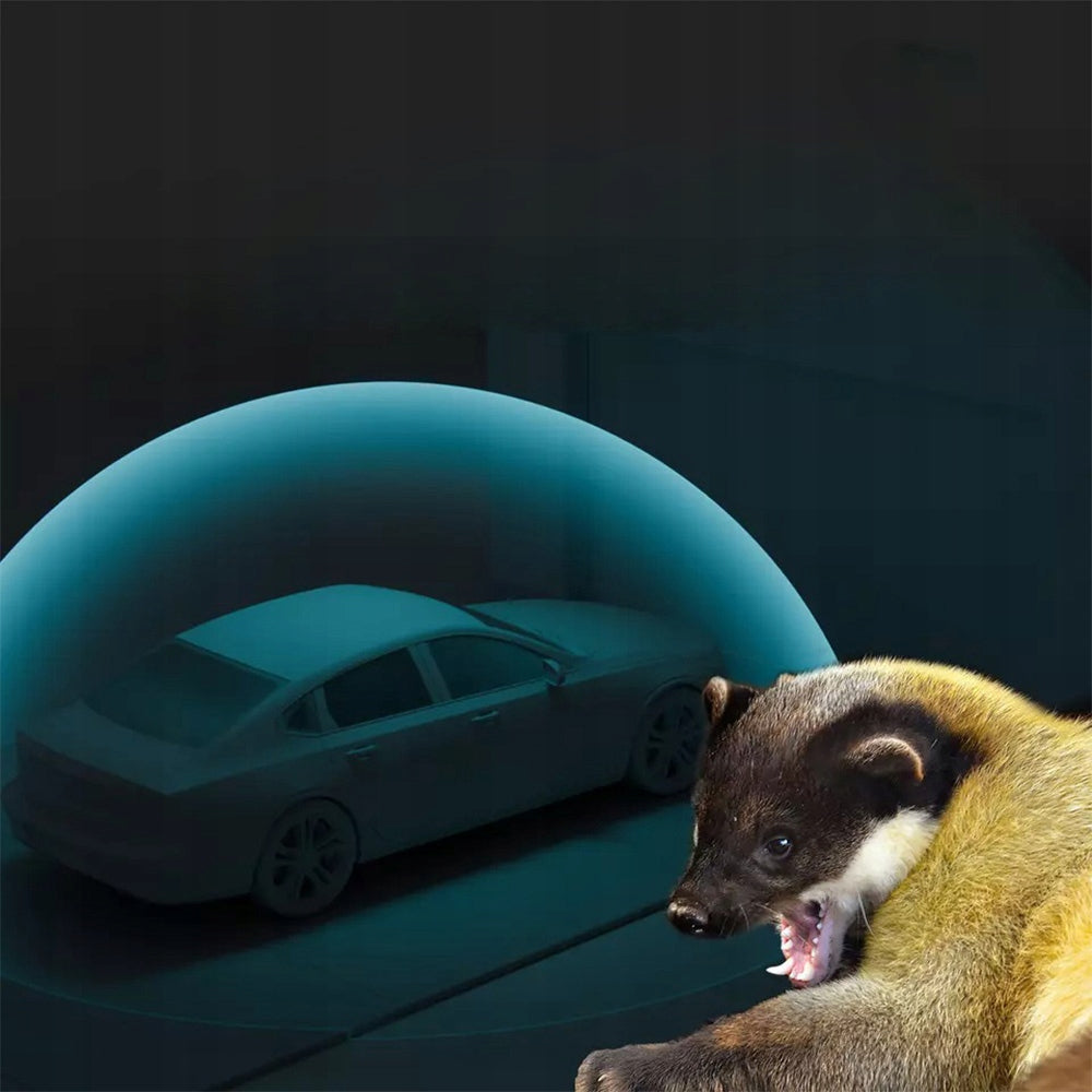Car Ultrasonic Rodent Repeller Marten Rat Mice Pest Repellent Device Batteries included yes
