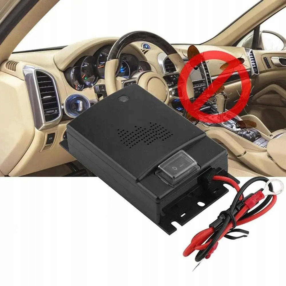 Car Ultrasonic Rodent Repeller Marten Rat Mice Pest Repellent Device Packaging status original