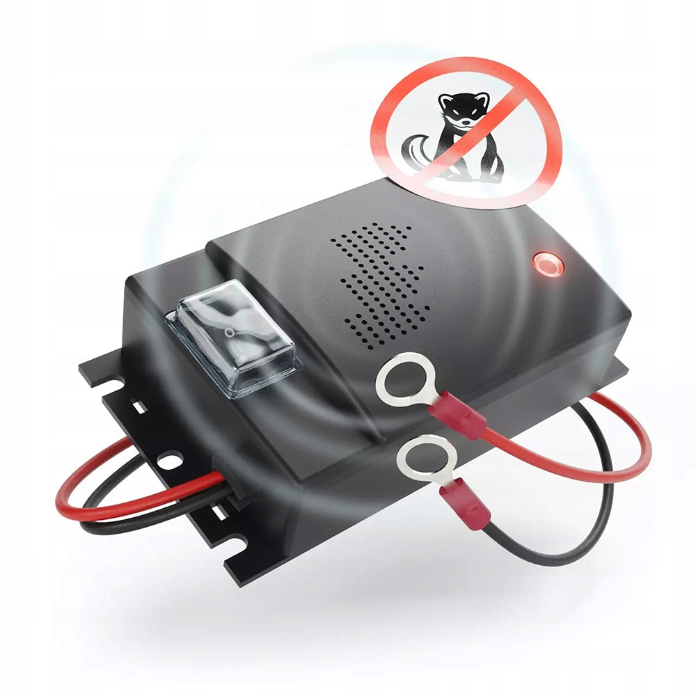 Car Ultrasonic Rodent Repeller Marten Rat Mice Pest Repellent Device