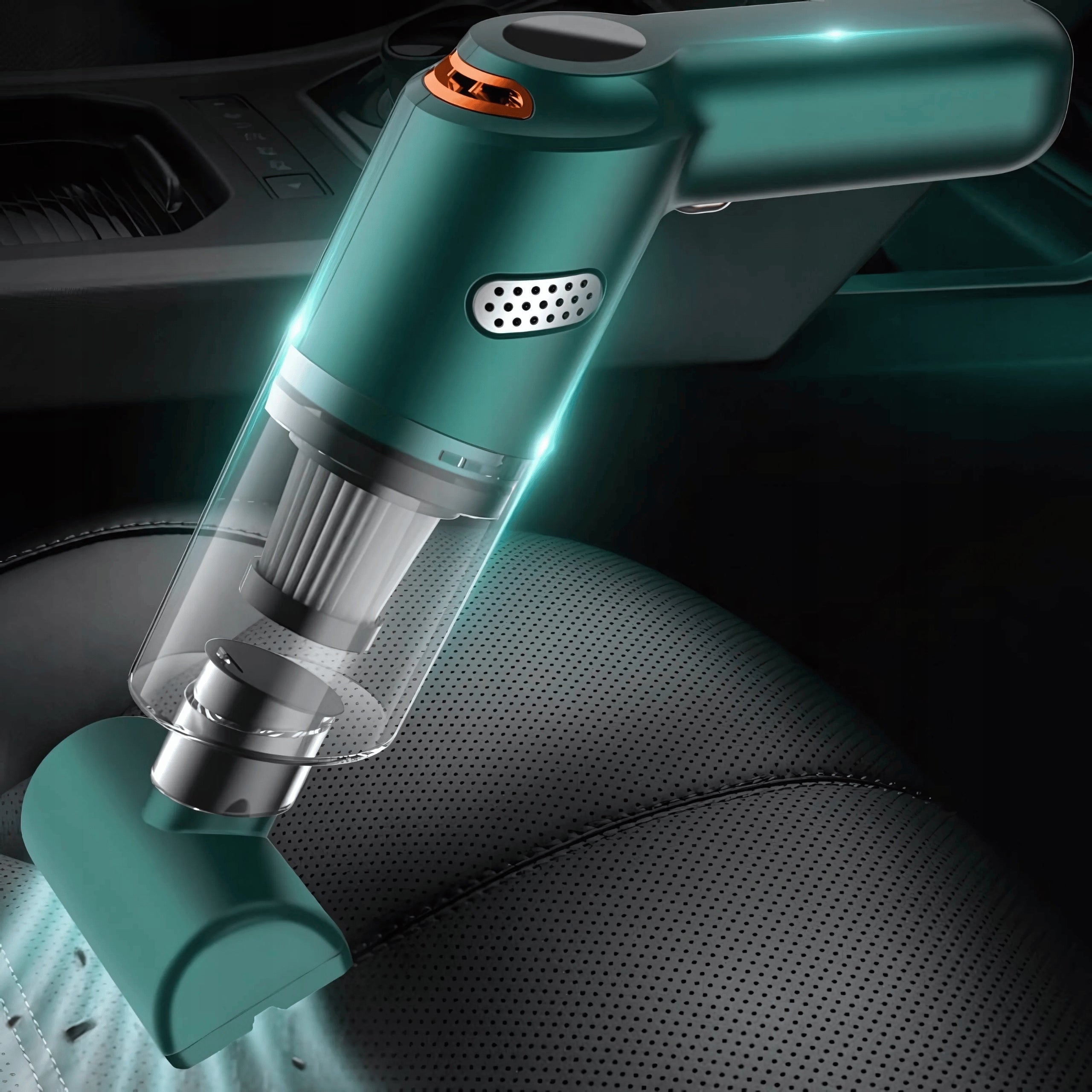 Car Vacuum Cleaner Wireless Handheld 120W POWERFUL USB-C Cordless Dominant color green