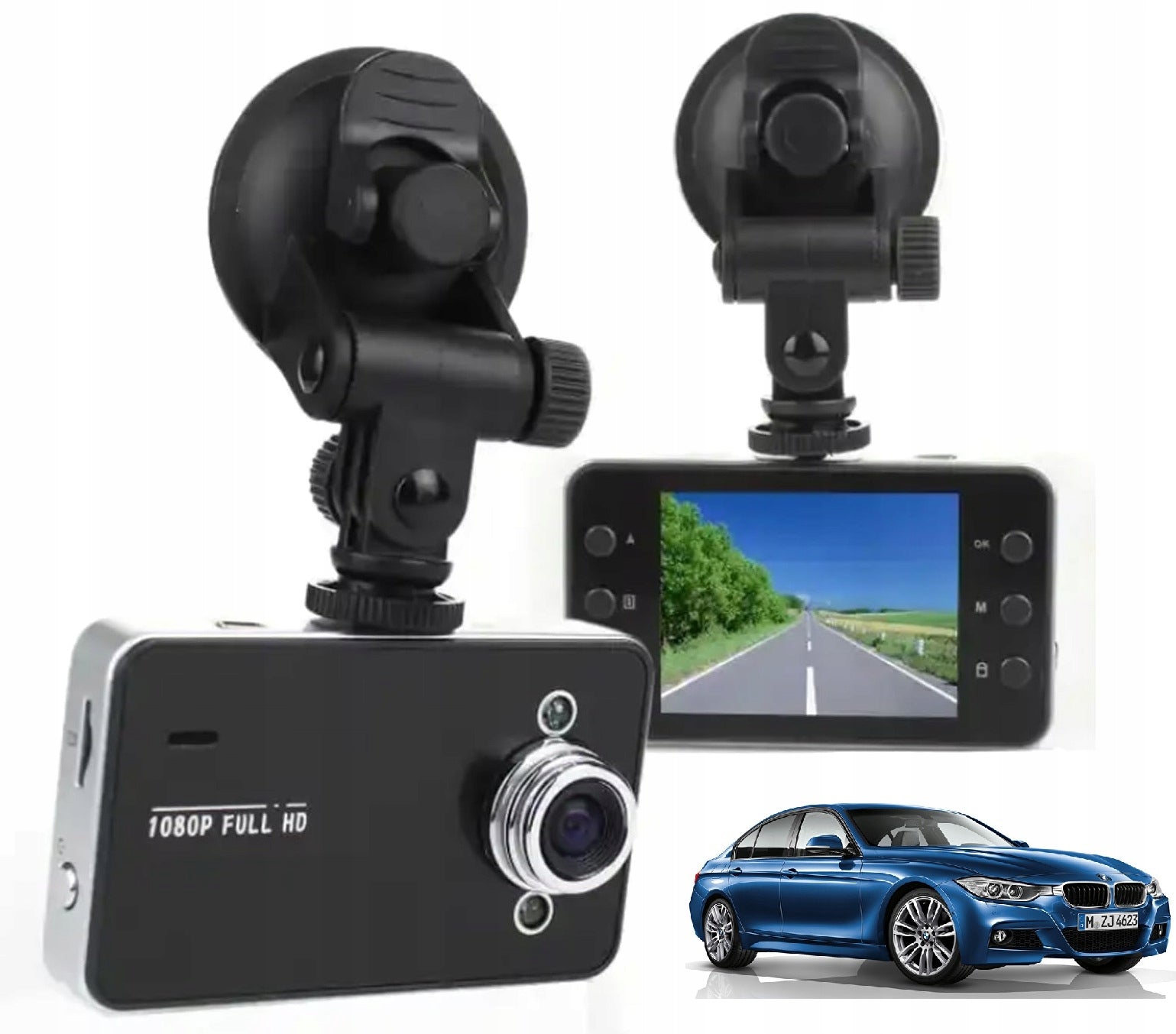 Car Video Recorder Camera 1080P FULL HD Blackbox DVR LCD Night