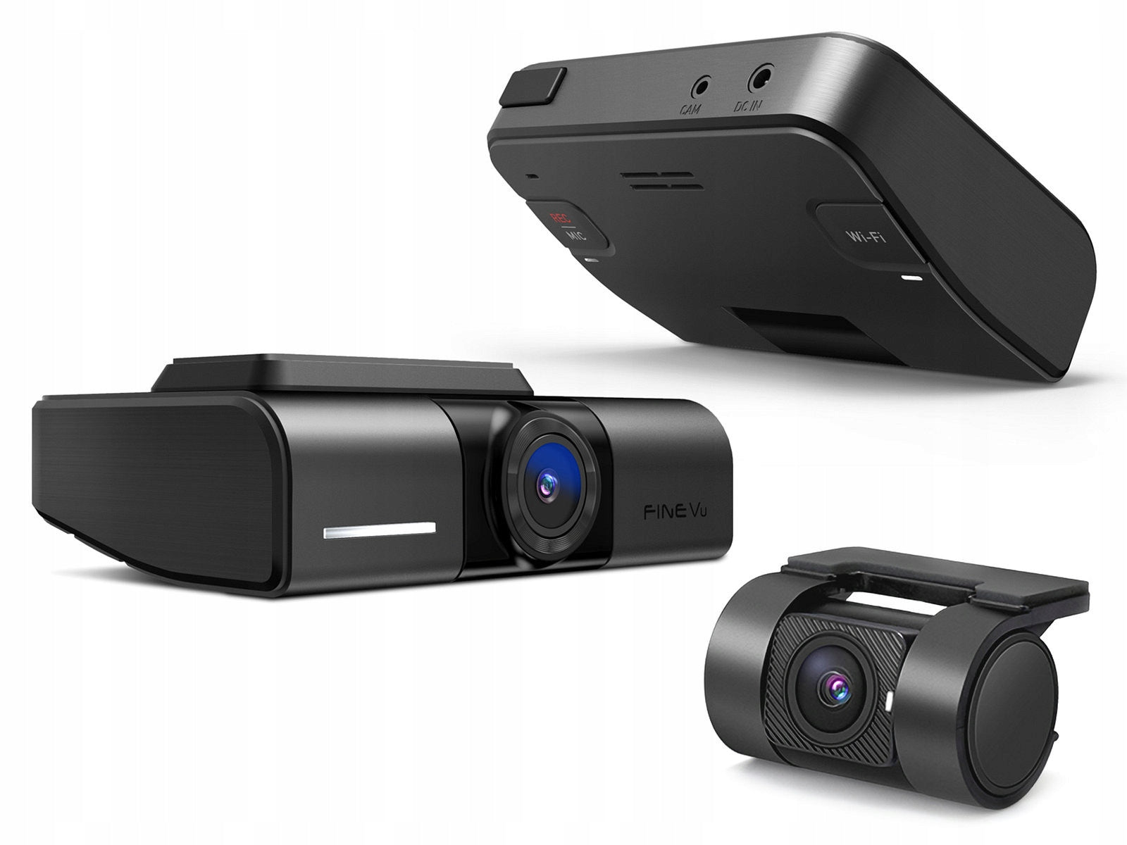Car Video Recorder FineVu GX4K 4K UHD FHD GPS Wi-Fi 128 GB Slask Manufacturer code FV-4K128