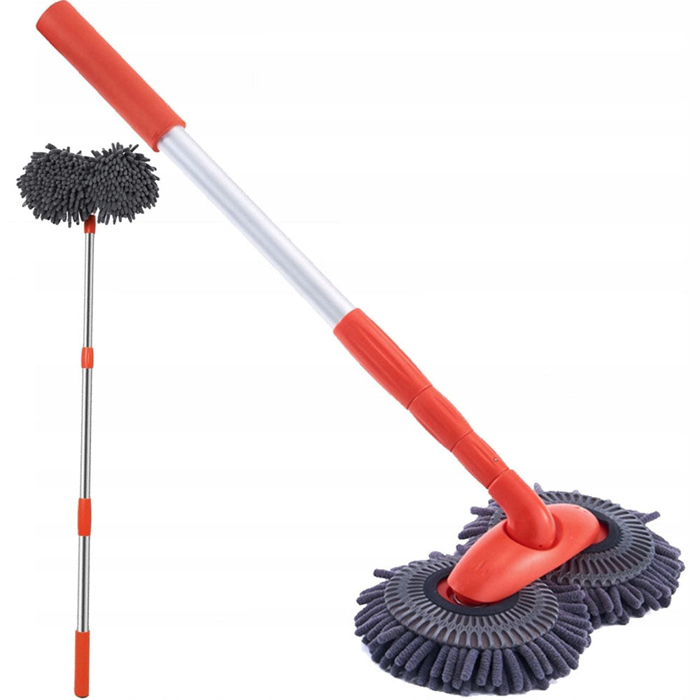Car Wash Mop With Long Handle Rotating Telescopic Brush 115