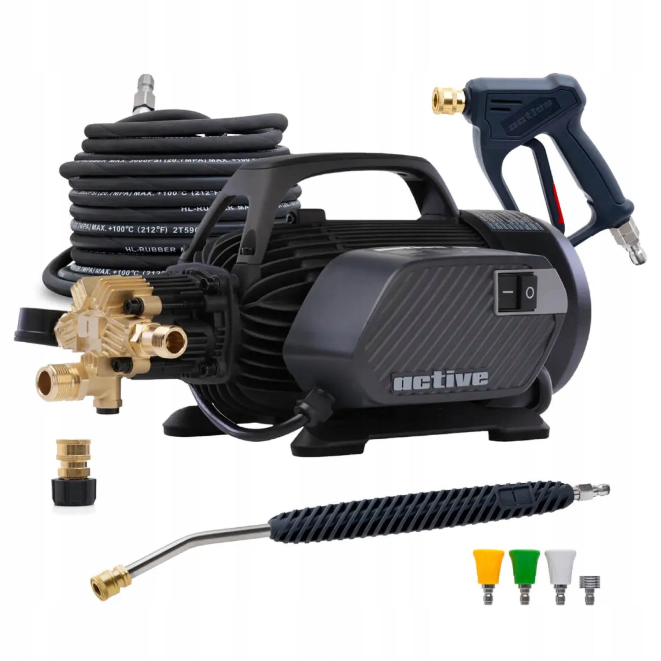 Car Wash Pressure Washer Active 2.3 + Accessory Set