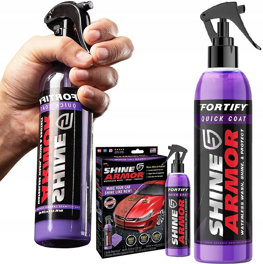 Car Wax CERAMIC FOR LACQUER 3IN1 SPRAY WAX Hydrophobic COATING